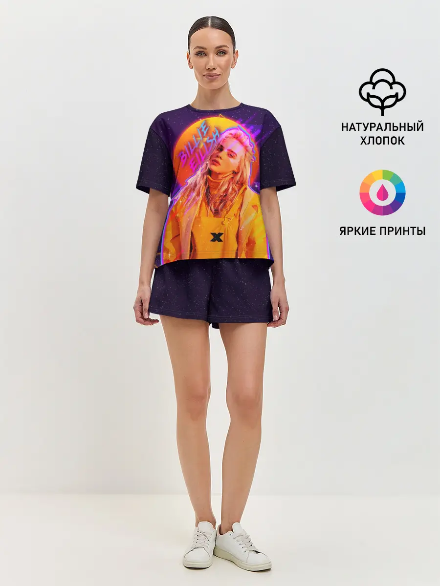 Женская пижама с шортами / Billie Eilish