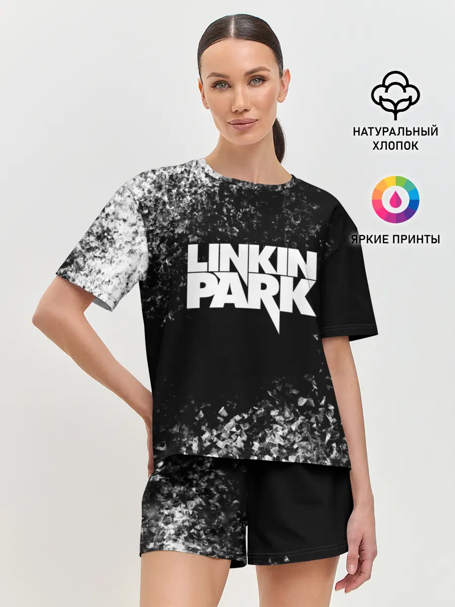 Женская пижама с шортами / Linkin Park