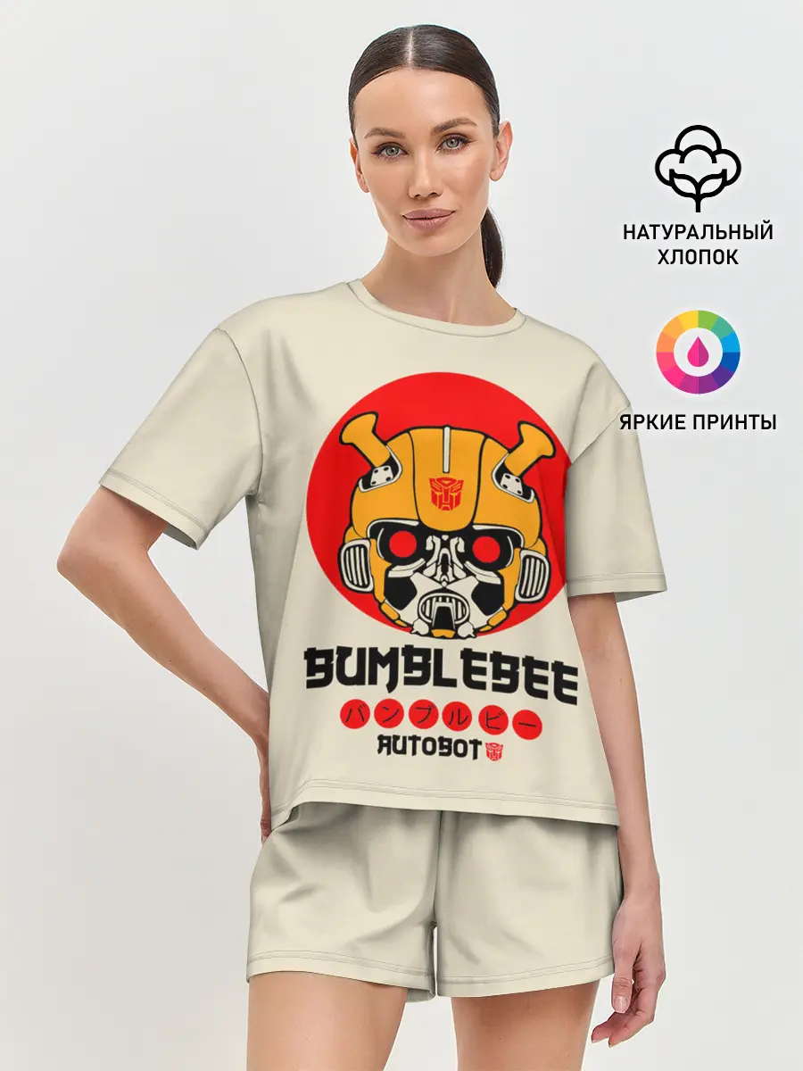 Женская пижама с шортами / Трансформеры