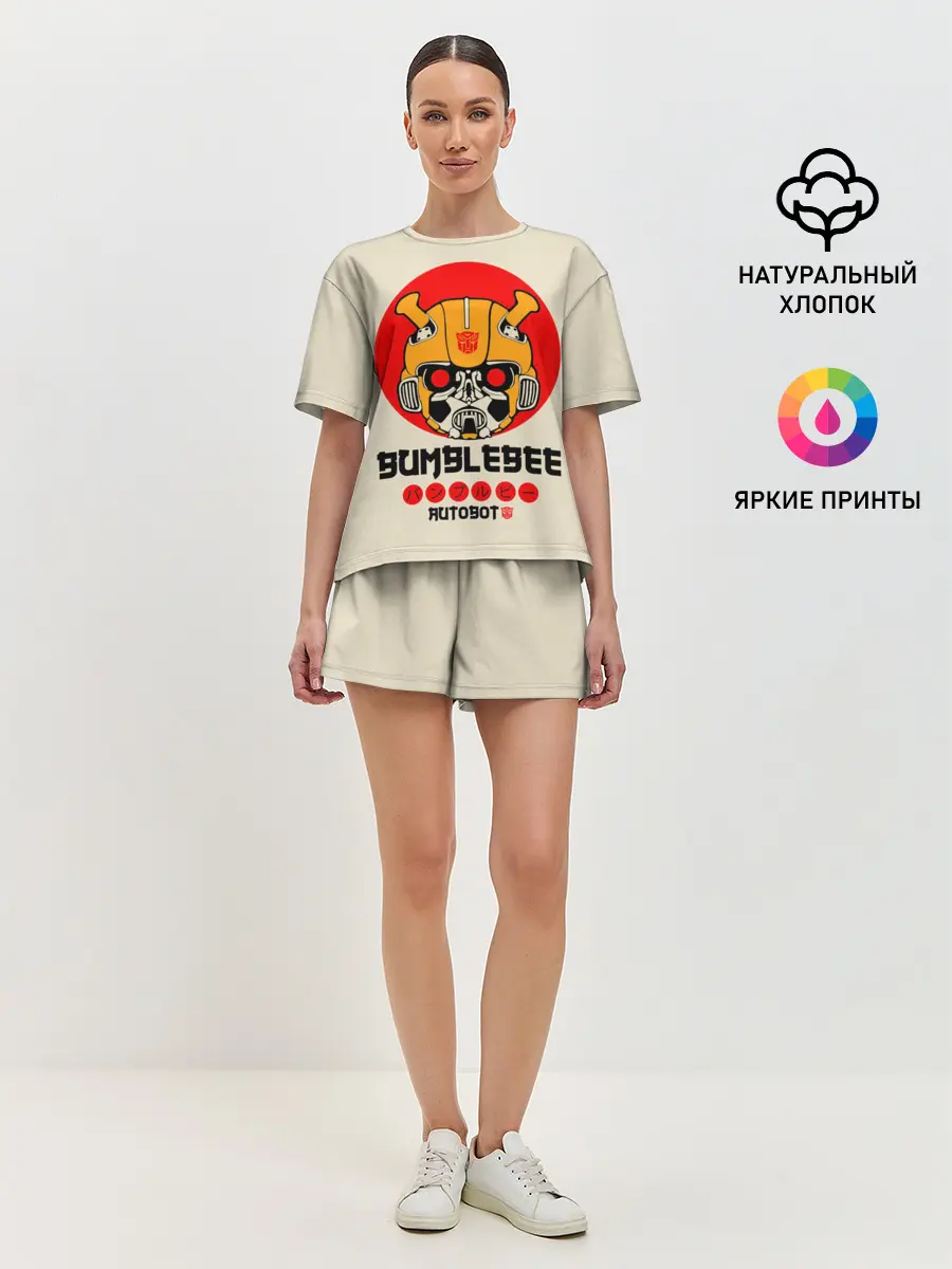 Женская пижама с шортами / Трансформеры