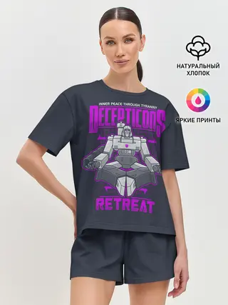 Женская пижама с шортами / Трансформеры Decepticons