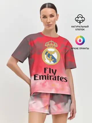 Женская пижама с шортами / Реал Мадрид