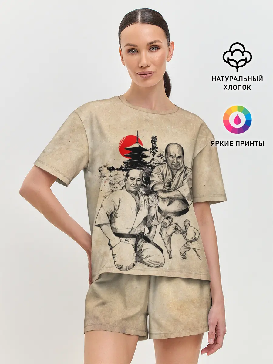 Женская пижама с шортами / Масутацу Ояма