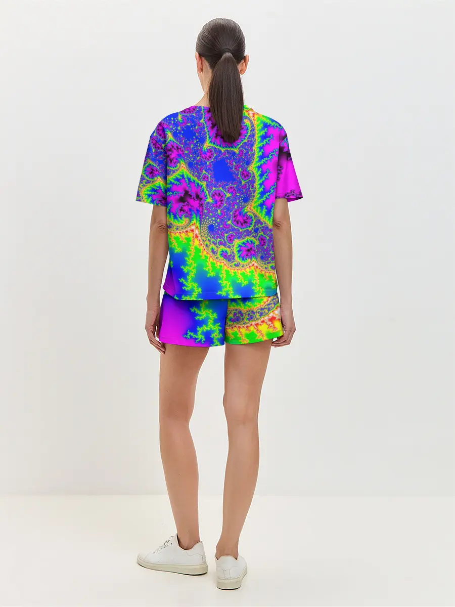Женская пижама с шортами / NEON&ACID