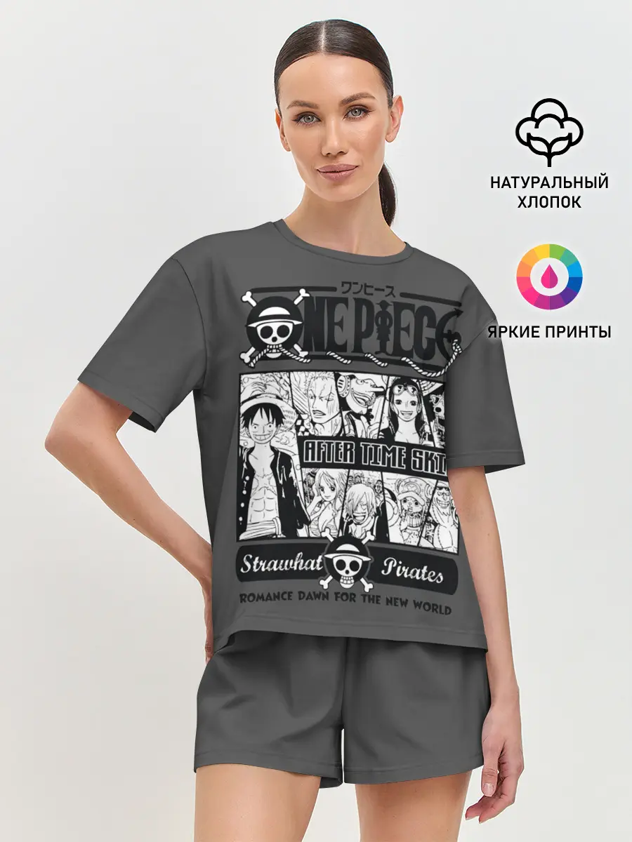 Женская пижама с шортами / Манга One Piece