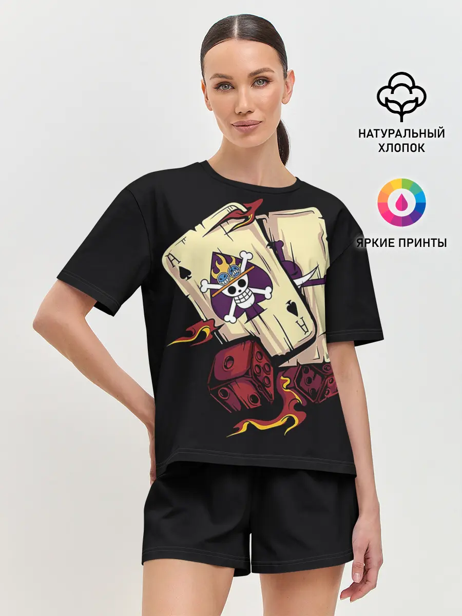 Женская пижама с шортами / Большой куш карты