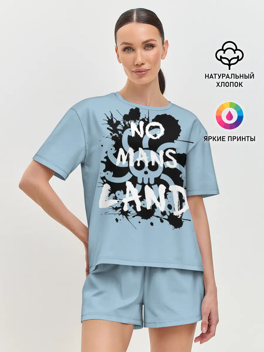 Женская пижама с шортами / One Piece No Mans Land