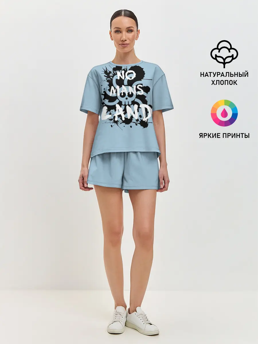 Женская пижама с шортами / One Piece No Mans Land