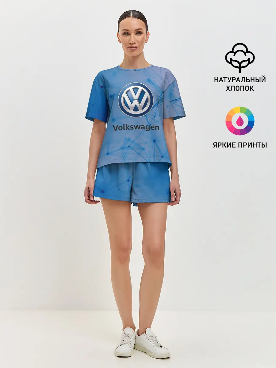 Женская пижама с шортами / Фольцваген