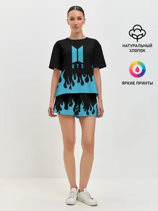 Женская пижама с шортами / BTS