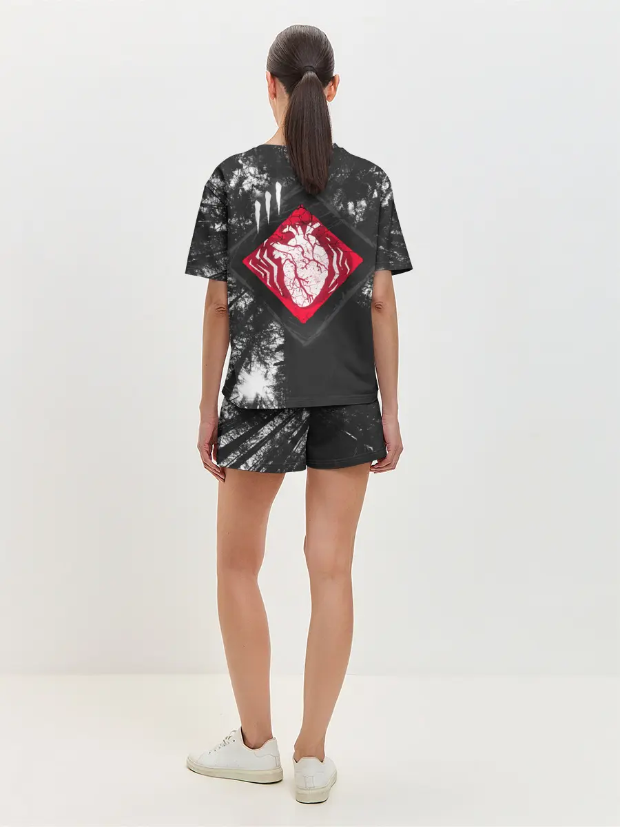 Женская пижама с шортами / DBD - beating heart