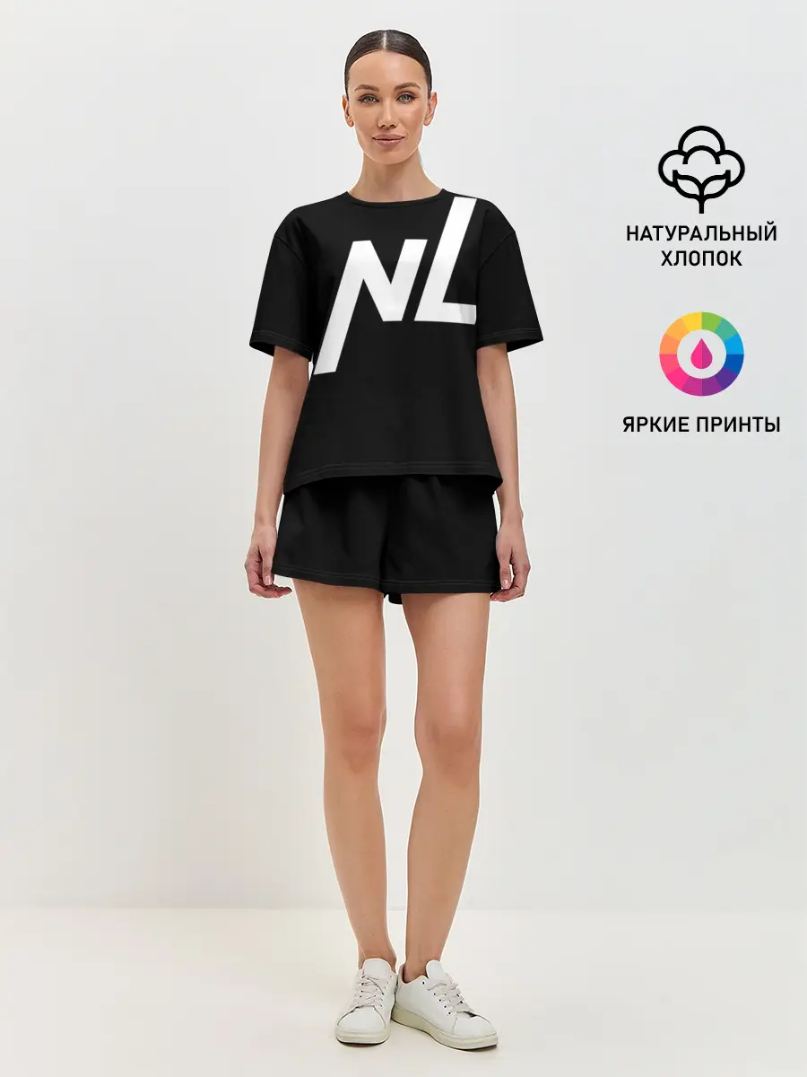 Женская пижама с шортами / NL logo