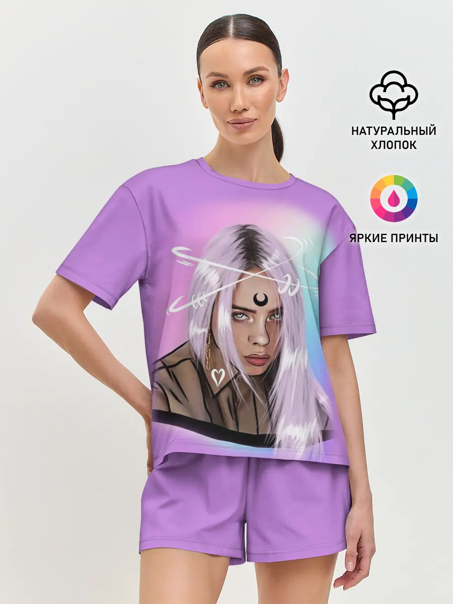 Женская пижама с шортами / BILLIE EILISH