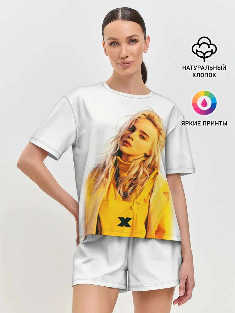 Женская пижама с шортами / BILLIE EILISH