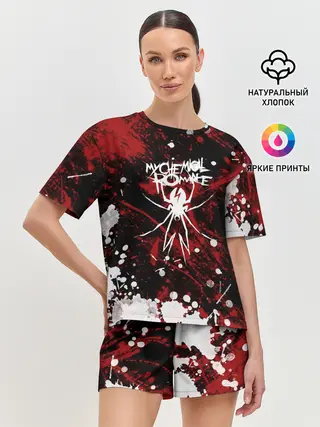 Женская пижама с шортами / My Chemical Romance