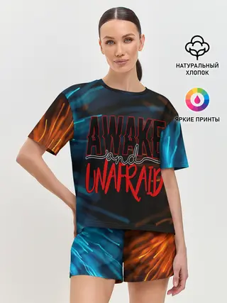 Женская пижама с шортами / Awake unafraid