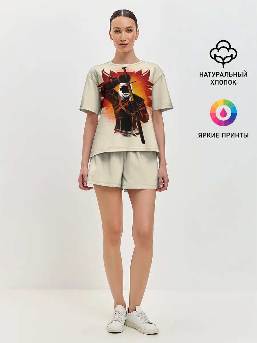 Женская пижама с шортами / Ведьмак 3: Дикая Охота