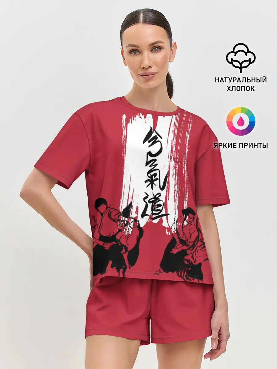 Женская пижама с шортами / Айкидо