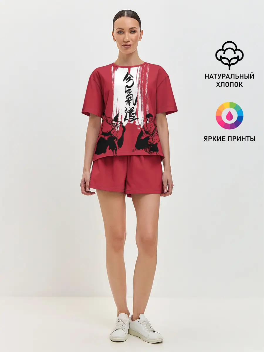 Женская пижама с шортами / Айкидо