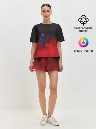 Женская пижама с шортами / Скриптонит