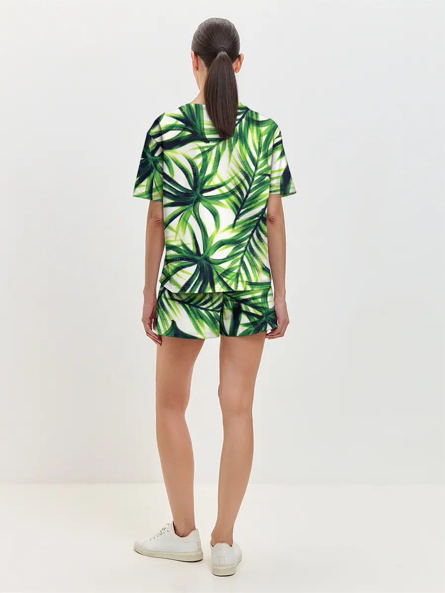 Женская пижама с шортами / Тропики