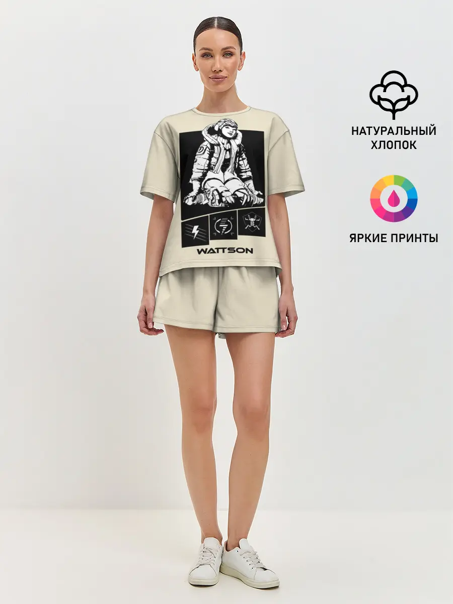 Женская пижама с шортами / Apex Legends Wattson