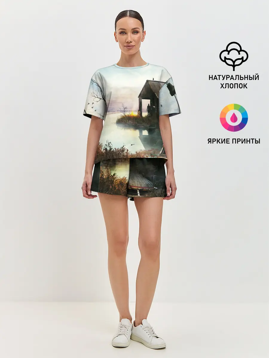 Женская пижама с шортами / STALKER