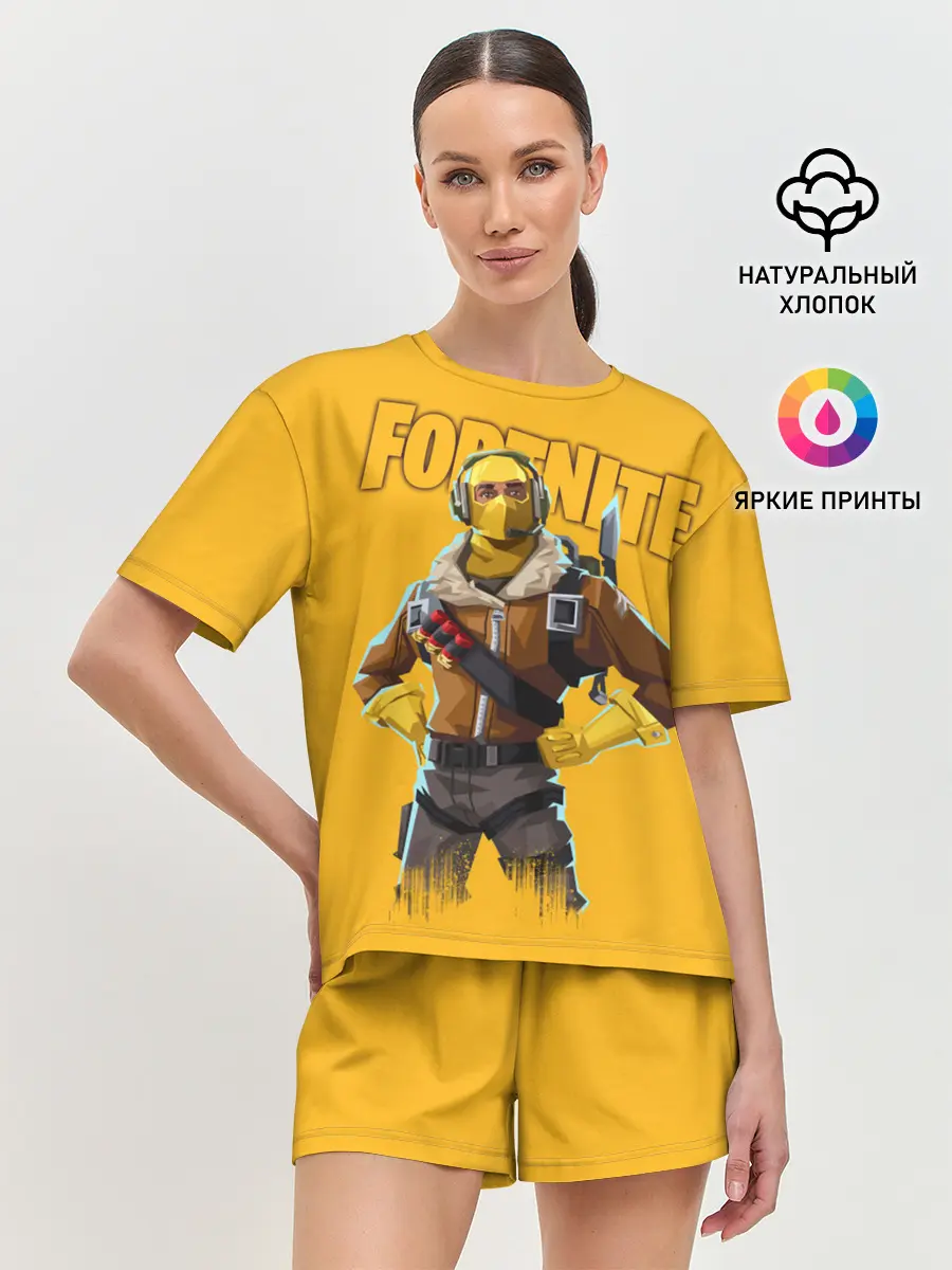Женская пижама с шортами / Fortnite