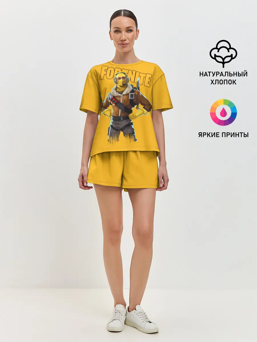 Женская пижама с шортами / Fortnite