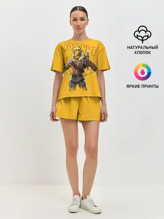 Женская пижама с шортами / Fortnite