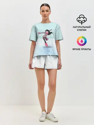 Женская пижама с шортами / Фигурное катание