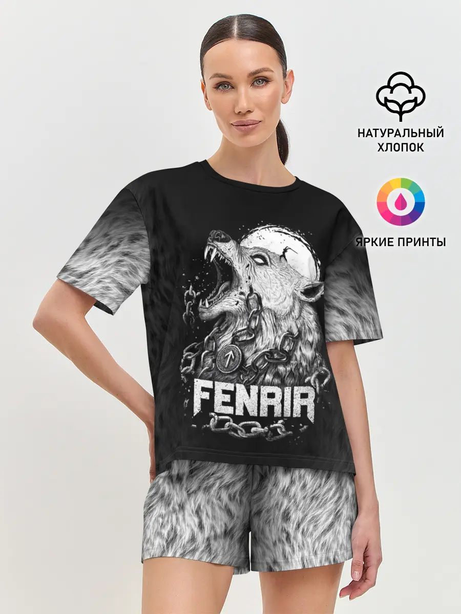 Женская пижама с шортами / Fenrir