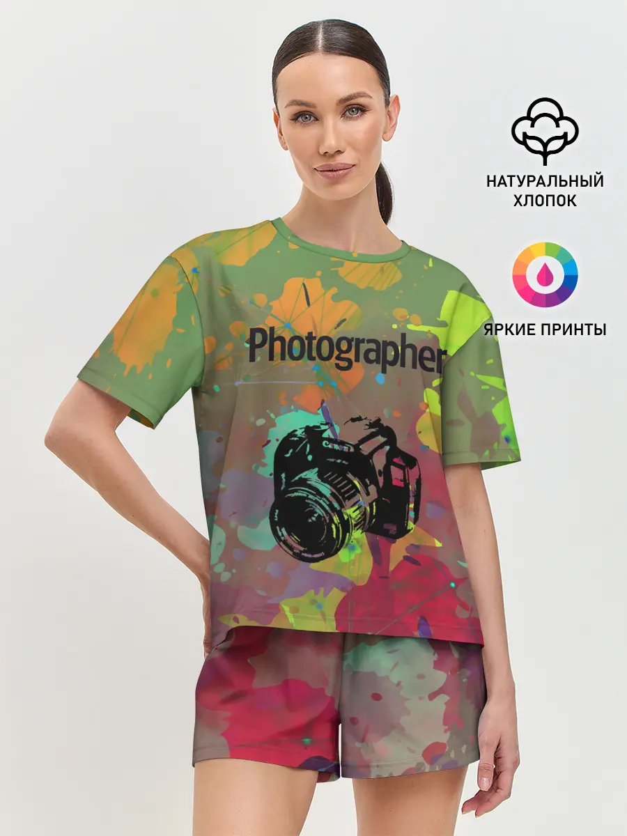 Женская пижама с шортами / Фотограф