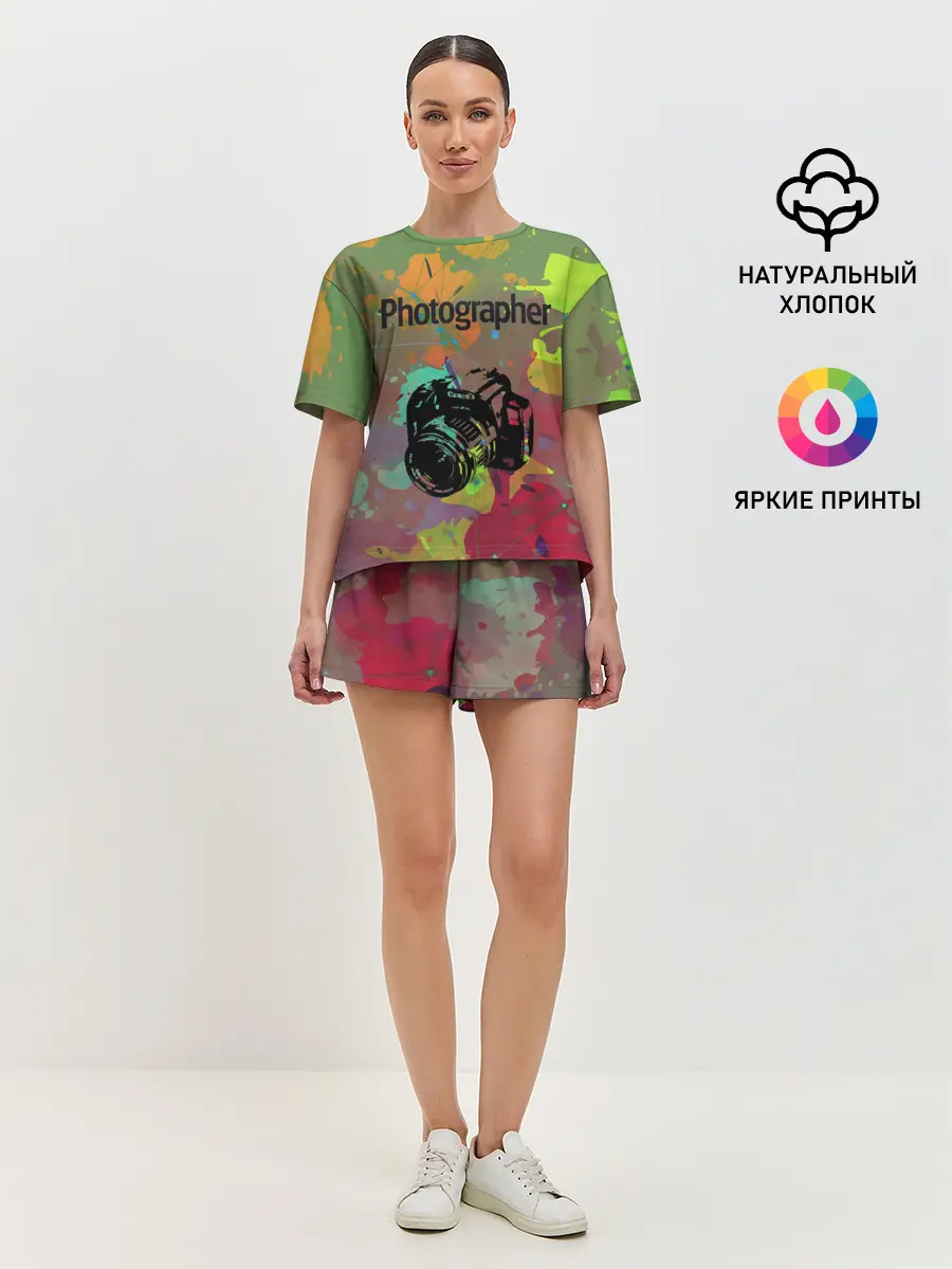 Женская пижама с шортами / Фотограф
