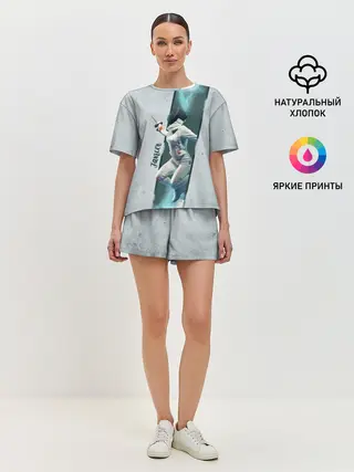 Женская пижама с шортами / Фехтовальщик
