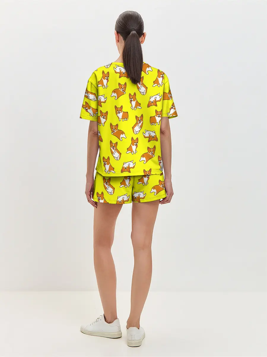 Женская пижама с шортами / Corgi