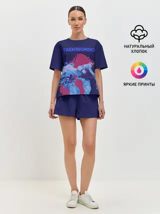 Женская пижама с шортами / Taekwondo
