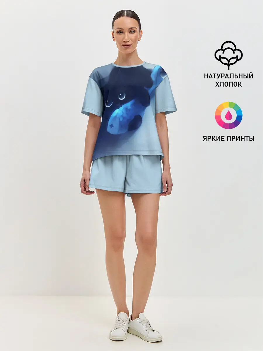 Женская пижама с шортами / Аниме CAT