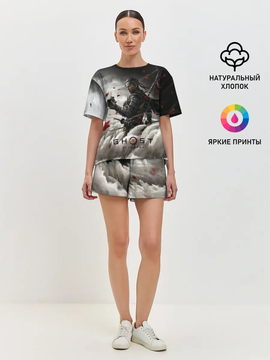 Женская пижама с шортами / Ghost of Tsushima