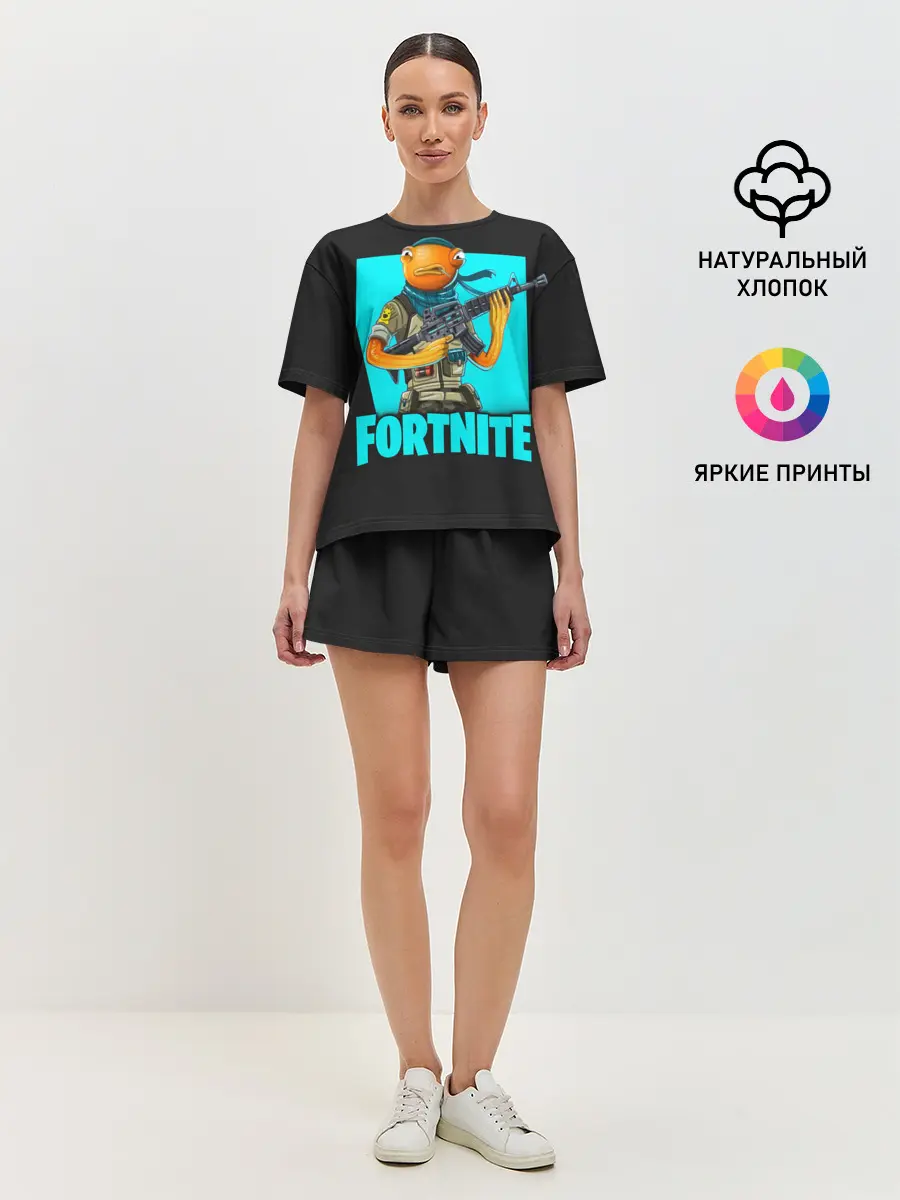 Женская пижама с шортами / Fortnite