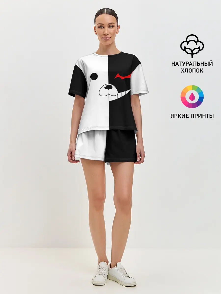 Женская пижама с шортами / Monokuma
