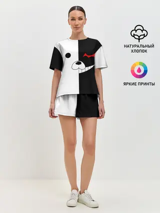 Женская пижама с шортами / Monokuma