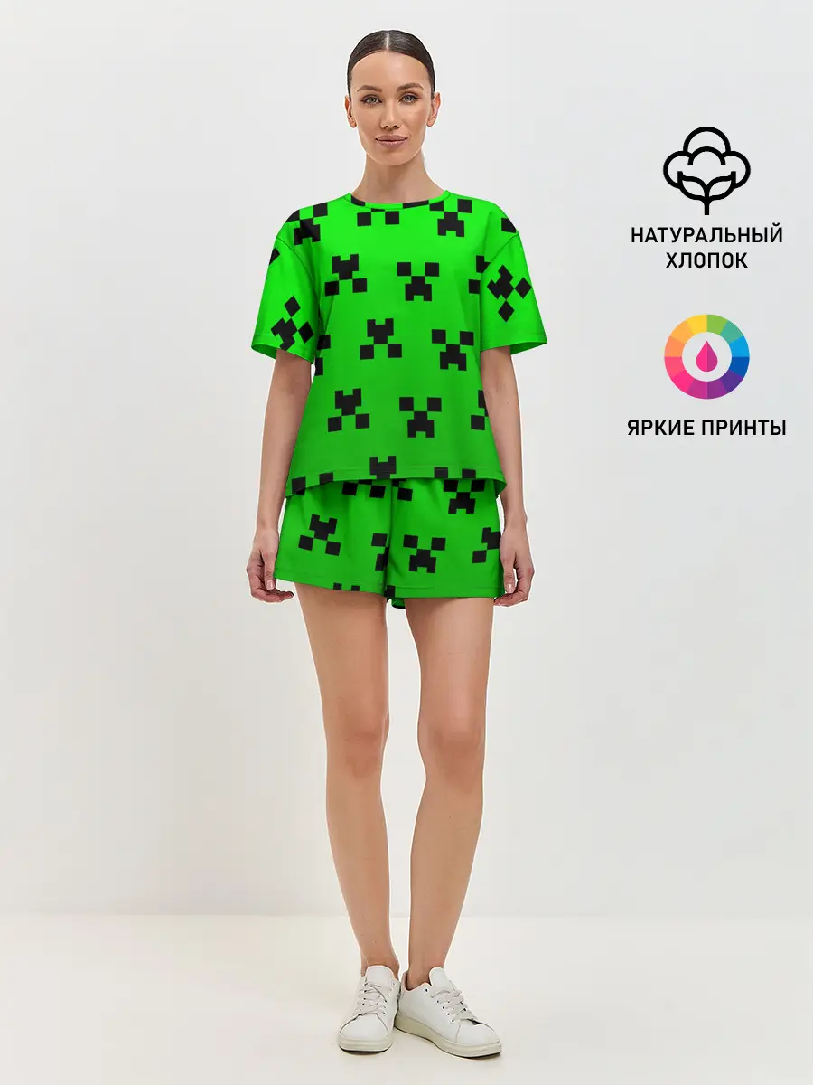 Женская пижама с шортами / MINECRAFT
