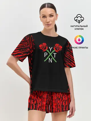 Женская пижама с шортами / ТИКТОКЕР - PAYTON MOORMEIE.