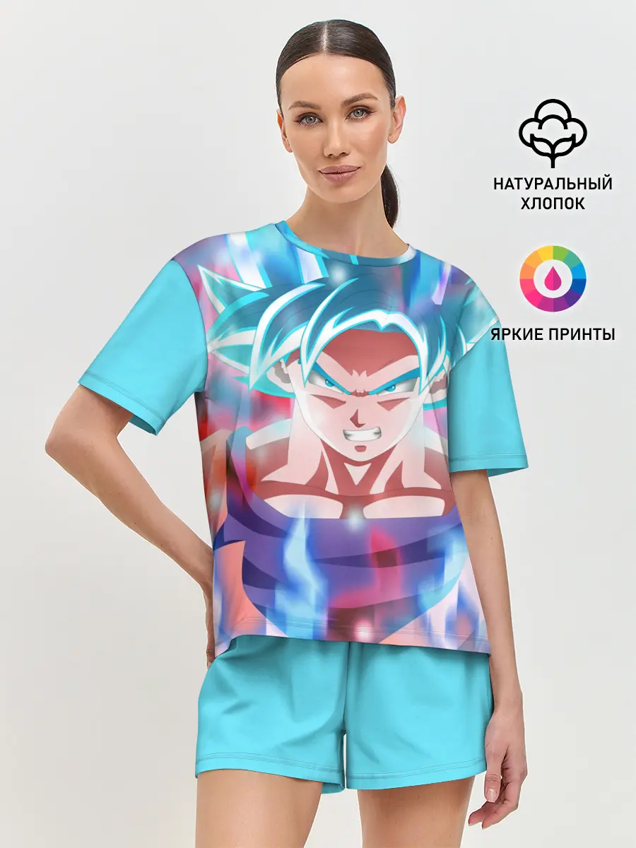 Женская пижама с шортами / Гоку