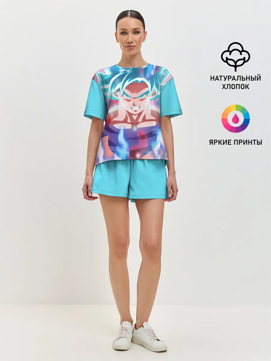 Женская пижама с шортами / Гоку