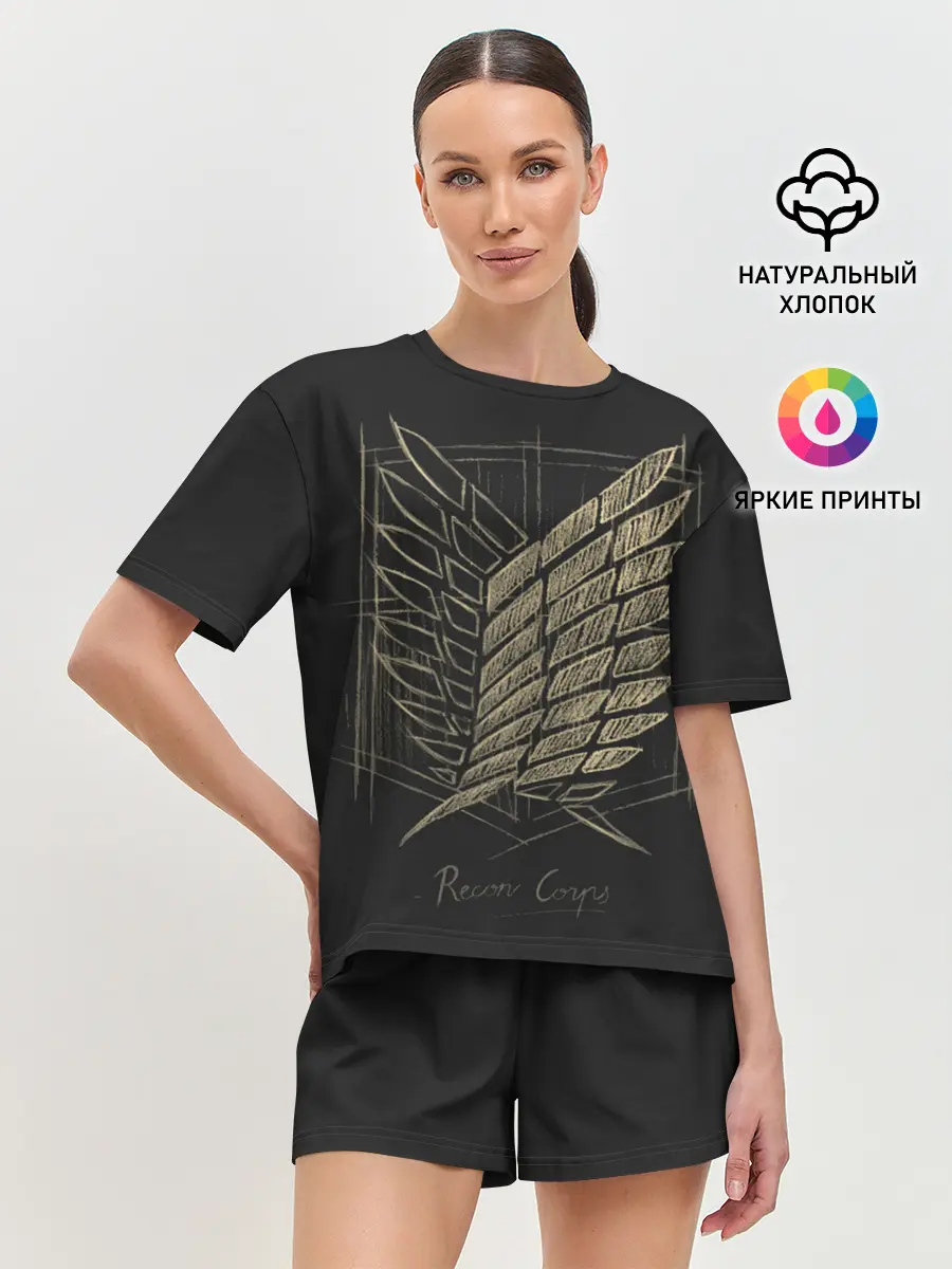 Женская пижама с шортами / AOT light