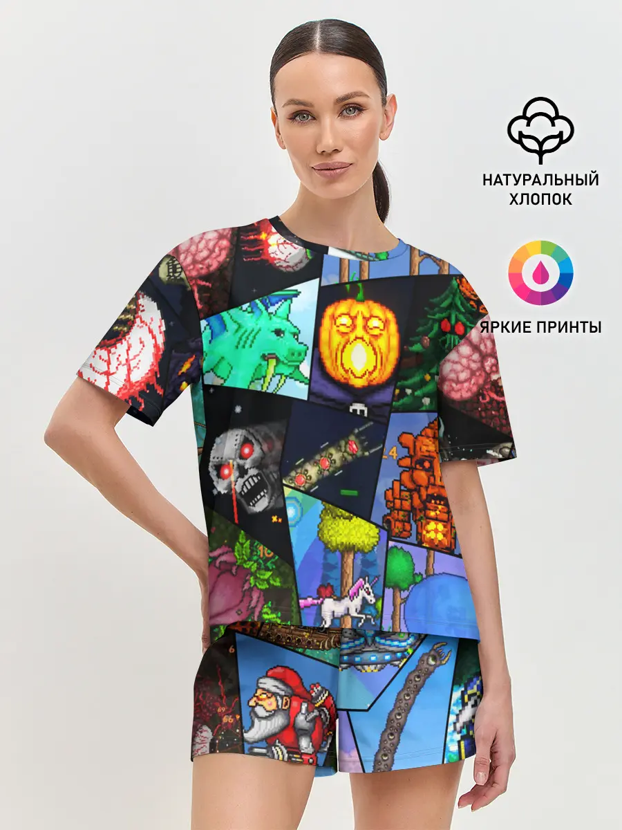 Женская пижама с шортами / Terraria allpic