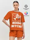 Женская пижама с шортами / Boom Bitch!