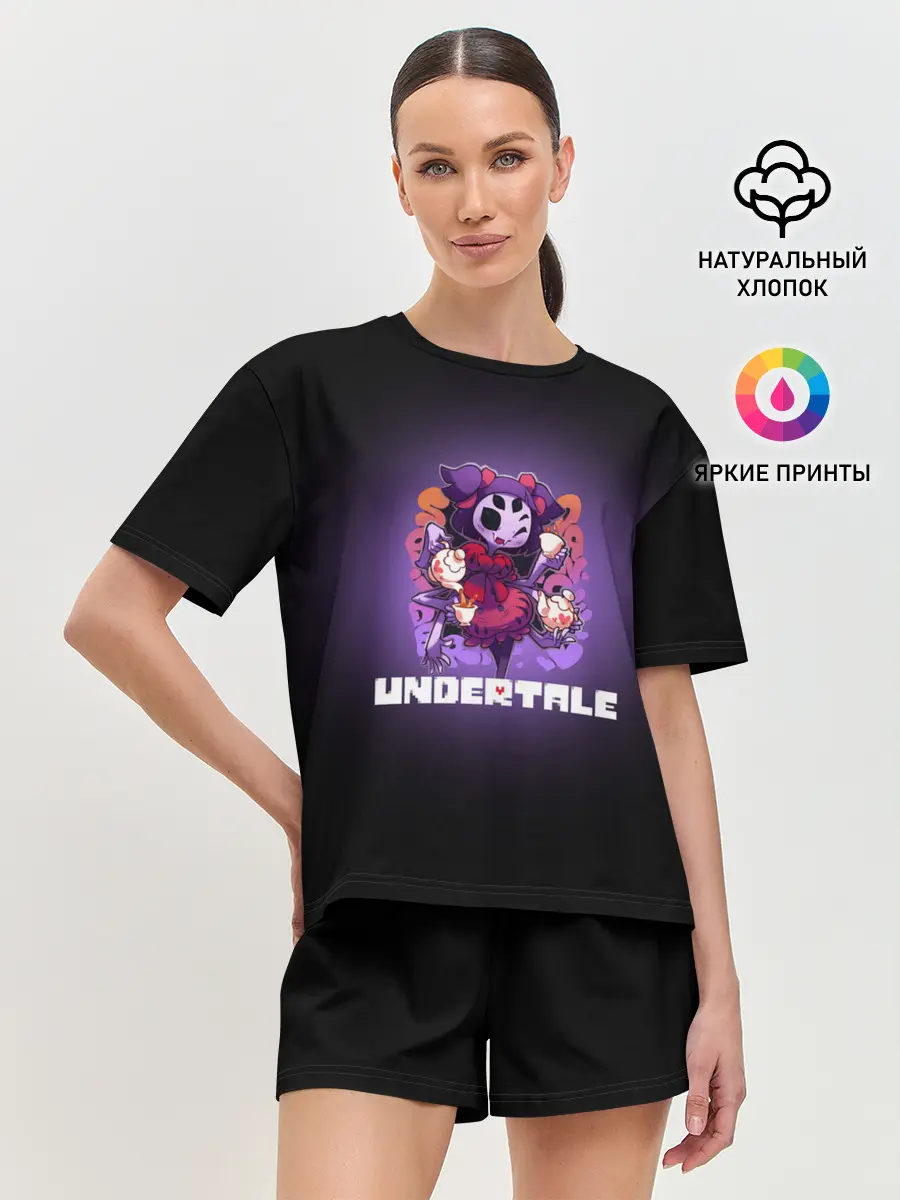 Женская пижама с шортами / UNDERTALE